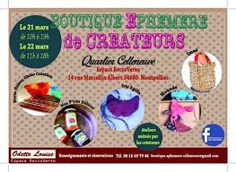 Appel à candidature boutiques éphémères à Montpellier – 5/6 décembre 2015